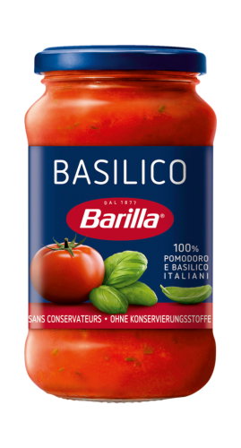 6 400gr Gl Barilla Sugo Basilico 