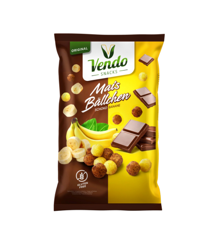12 70g Pg Vendo Mais Bällchen Schoko Banane  