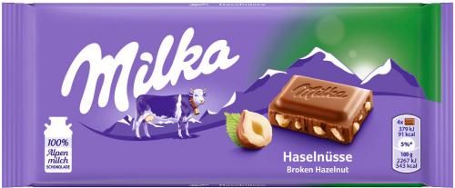 22 100gr Ta Milka Haselnuss 