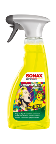 6 500ml Pg Sonax Cockpitpfleger Matteffect Lemon Rocks 