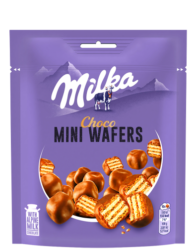 28 110g Pg Milka Minis Wafers 