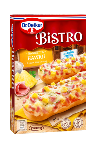 10 250g Bt TKK Dr. Oetker Bistro Baguette Hawaii 