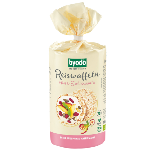 12 100g Pg Byodo Reiswaffeln ohne Salz 