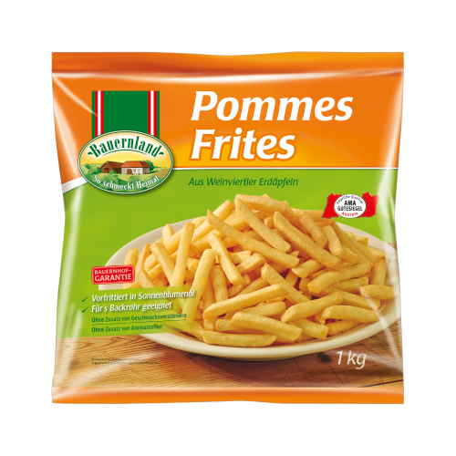 10 1.00kg TKK Bauernland Pommes Frites 