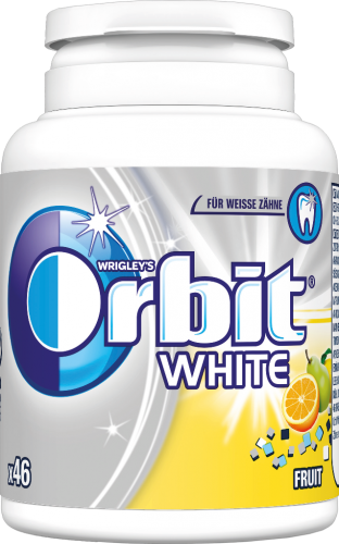 12 46    St Orbit White Kaugummi Fruit Bottle 