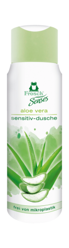 6 300ml Fl Frosch Duschgel Senses Aloe Vera 
