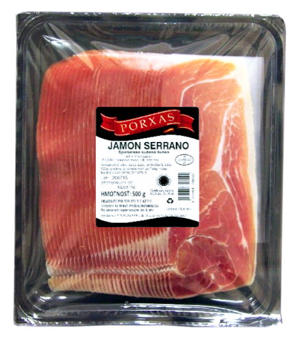 1 500g Pg Porxas Spanischer Serano Schinken 