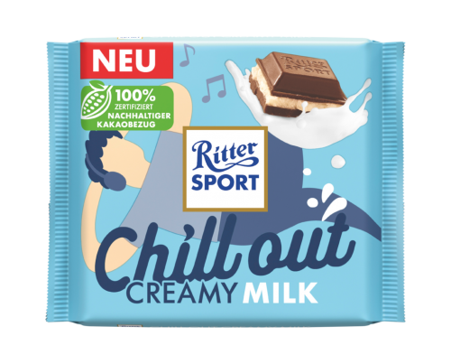 12 100gr PG Ritter Sport Creamy Milk Tafel 