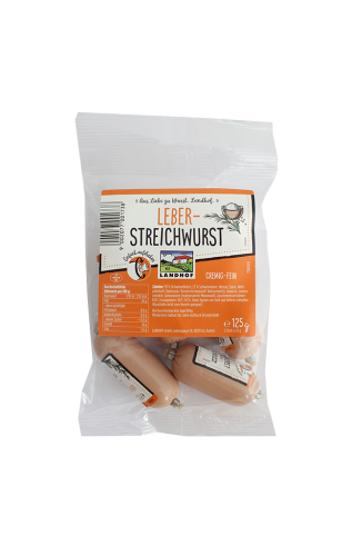 10 125g Pg  Landhof Leberstreichwurst 
