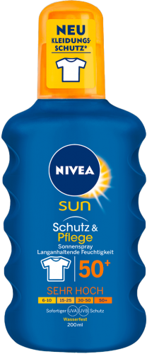 6 200ml Fl Nivea Sonnenmilch LF 50  