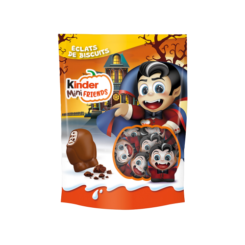26 122g Pg Ferrero Kinder Mini Friends Halloween crunchy biscuit 