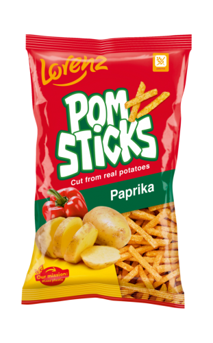 12 100gr Bt Lorenz Pomsticks Paprika 