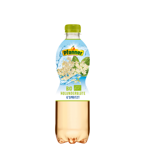 12 0.50l Fl Pfanner Bio Holunderblüte gespritzt PET EWP 