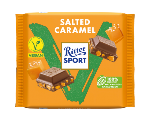 11 100g Ta Ritter Sport Vegan Salted Caramel 