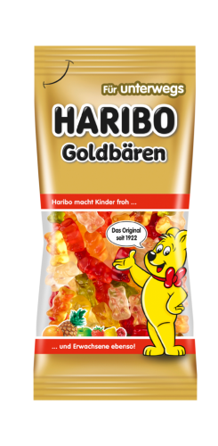 12 75g Bt Haribo Goldbären Taschenpackung 