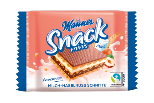 28 StPg Manner Snack Minis Milch-Haselnuss 