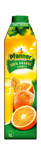 8 1L Pg Pfanner Orangensaft 100% 