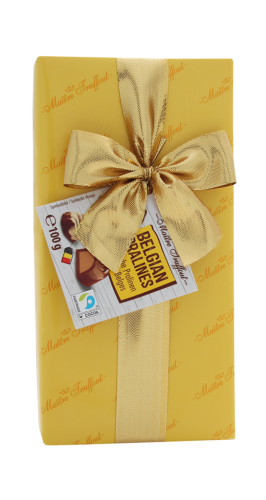 14 100g Pg Maitre Truffout belgische Pralinenmischung gelb  