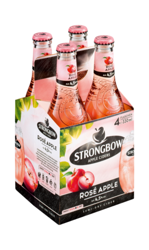 6 4/0.33MP Strongbow Apple Cider Rose 
