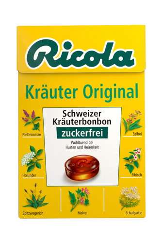 10 50g Pg Ricola Kräuter zuckerfrei 