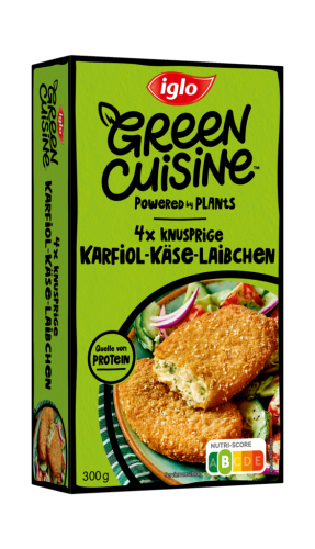 6 300gr Pg TKK Iglo Green Cuisine Karfiol Käselaibchen 