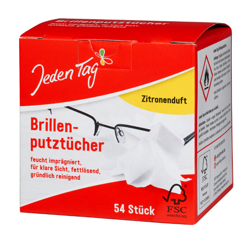 8 54StPg Jeden Tag Brillenputztücher 