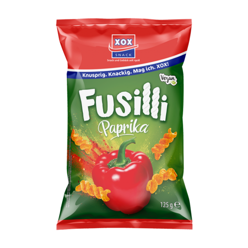 10 125g Pg XOX Fusilli Paprika  