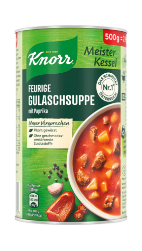 6 500g Ds Knorr Meisterkessel Feurige Gulaschsuppe 