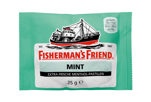 24 25g Ro Fishermans Friend Pastillen Mint 