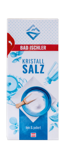 16 500g Pg Bad Ischler Kristallsalz jodiert 