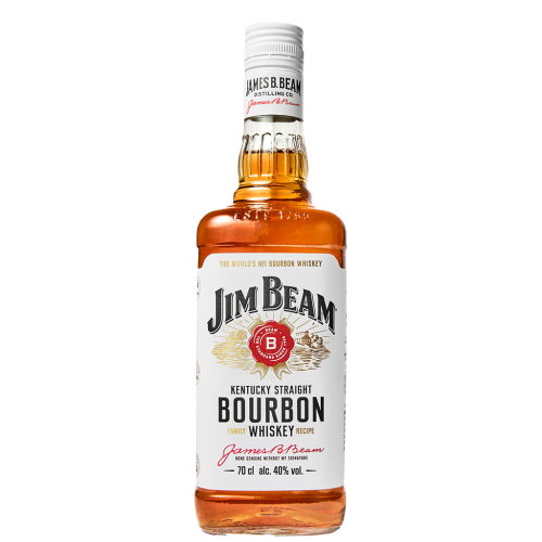 6 0.70l Fl Jim Beam White Vol. 40% 