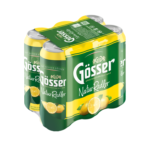 4 6/0.50MP Gösser Naturradler Zitrone Dose EWP 