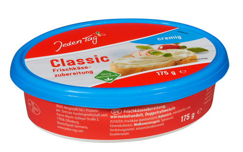 9 175g Pg Jeden Tag Frischkäse Natur 