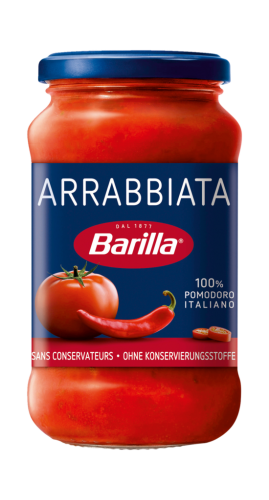 6 400g Pg Barilla Sugo Arrabbiata 