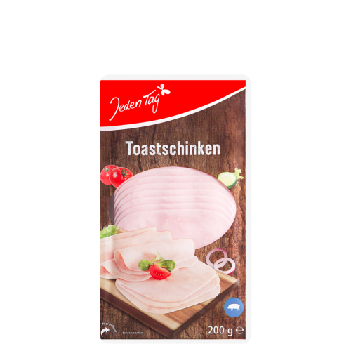 1 200g Bt Jeden Tag Toastschinken geschnitten 