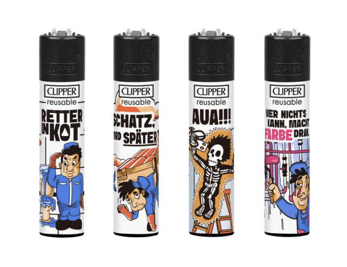 48 1St Pg Clipper Feuerzeug Handwerker 3 