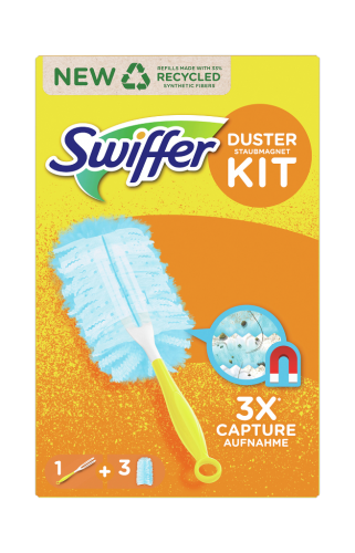 5 1St Pg Swiffer Staubmagnet Griff+3Tücher 