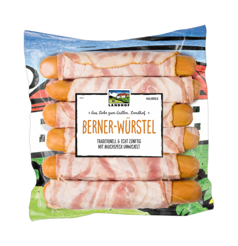 6 500g Pg Landhof Berner Würstel 