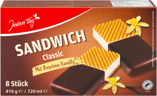 8 90ml Pg TKK Jeden Tag Sandwich Classic 