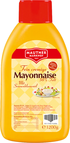 1 1.2Kg Fl Mautner Markhof Mayonnaise 50%  