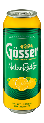 24 0.50l Ds Gösser Naturradler Zitrone Dose 
