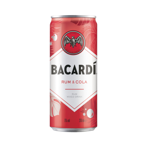 12 0.25lDs Bacardi & Cola 5% 