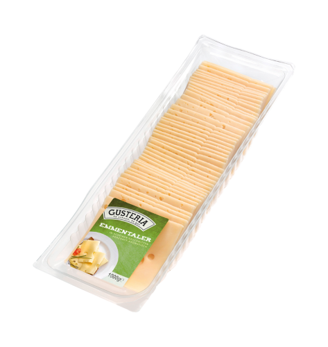 1 1kg Pg Gusteria Emmentaler in Scheiben 45% 