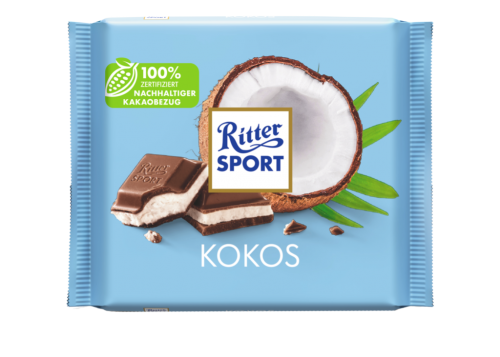 12 100g Ta Ritter Sport Kokos 