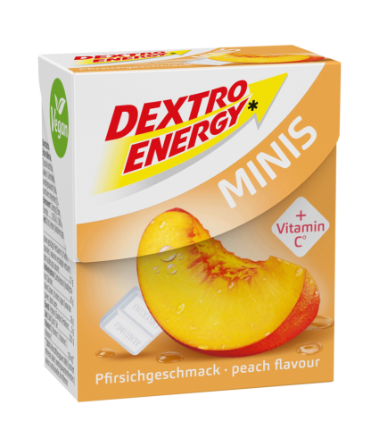 12 50g Pg Dextro Energy Minis Pfirsich 