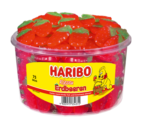 1 75StPg Haribo Riesen-Erdbeeren 
