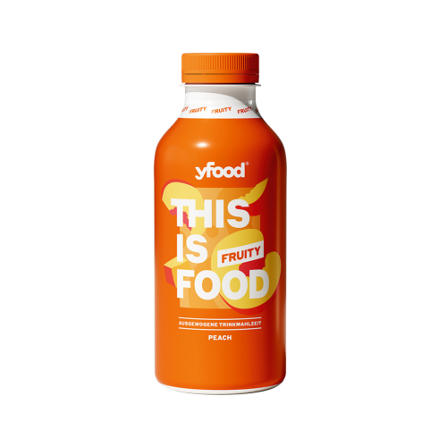 6 0.50l Fl yfood Trinkmahlzeit Fruity Peach 