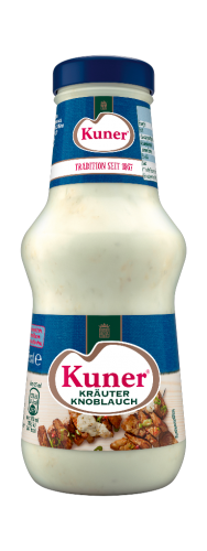 6 250ml Gl Kuner Sauce Kräuter-Knoblauch 