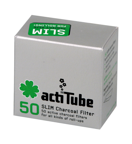 10 50St Pg ACTITUBE Slim Aktivkohlefilter 