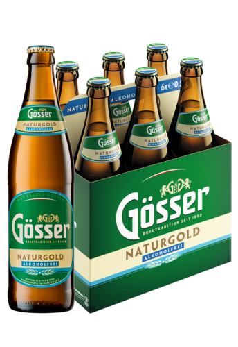 3 6/0.50MP Gösser Naturgold Alkoholfreies Bier MW 